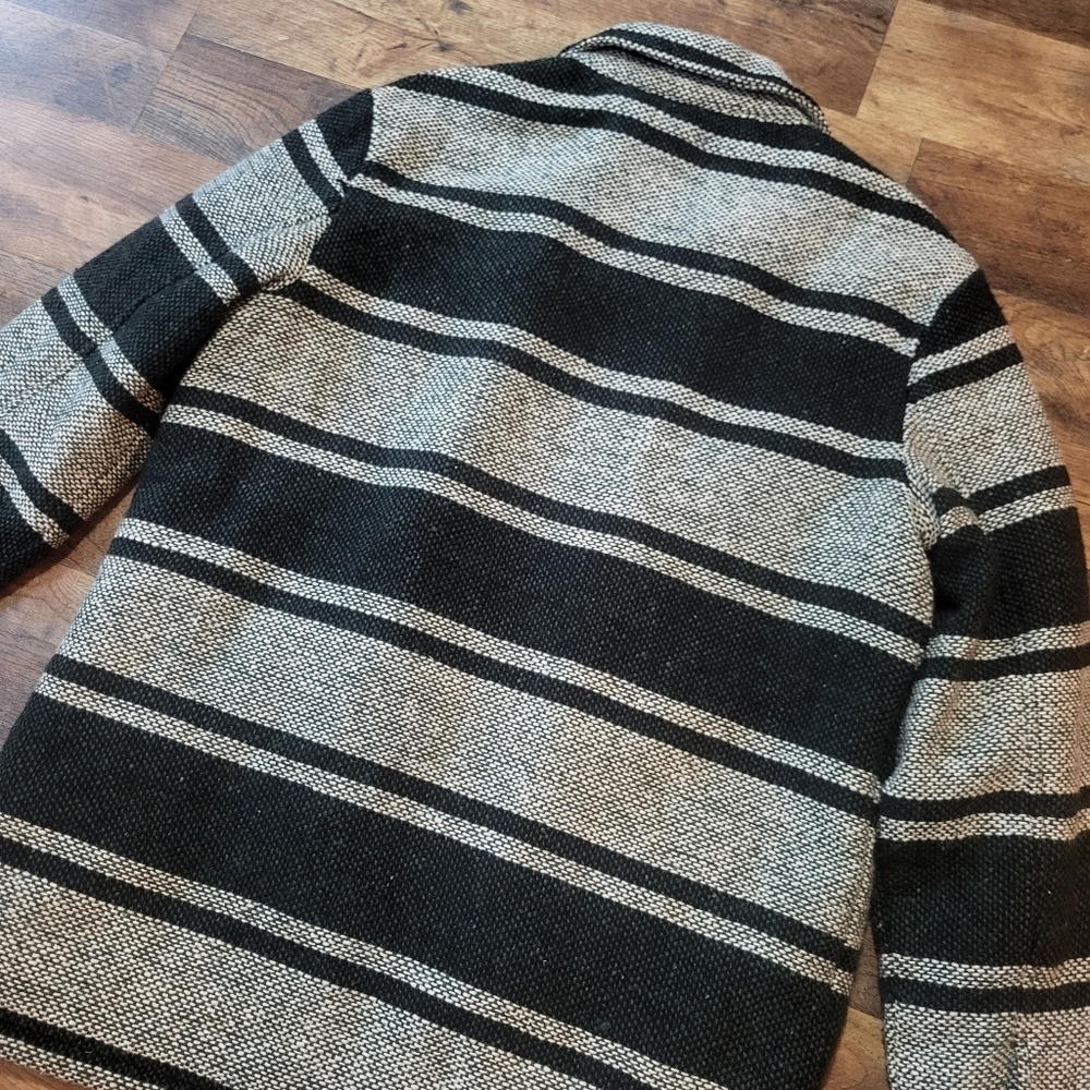 Vans Anthony Van Engelen Men's Green and Gray Blanket Button Down Jacket Size M - Picture 10 of 12